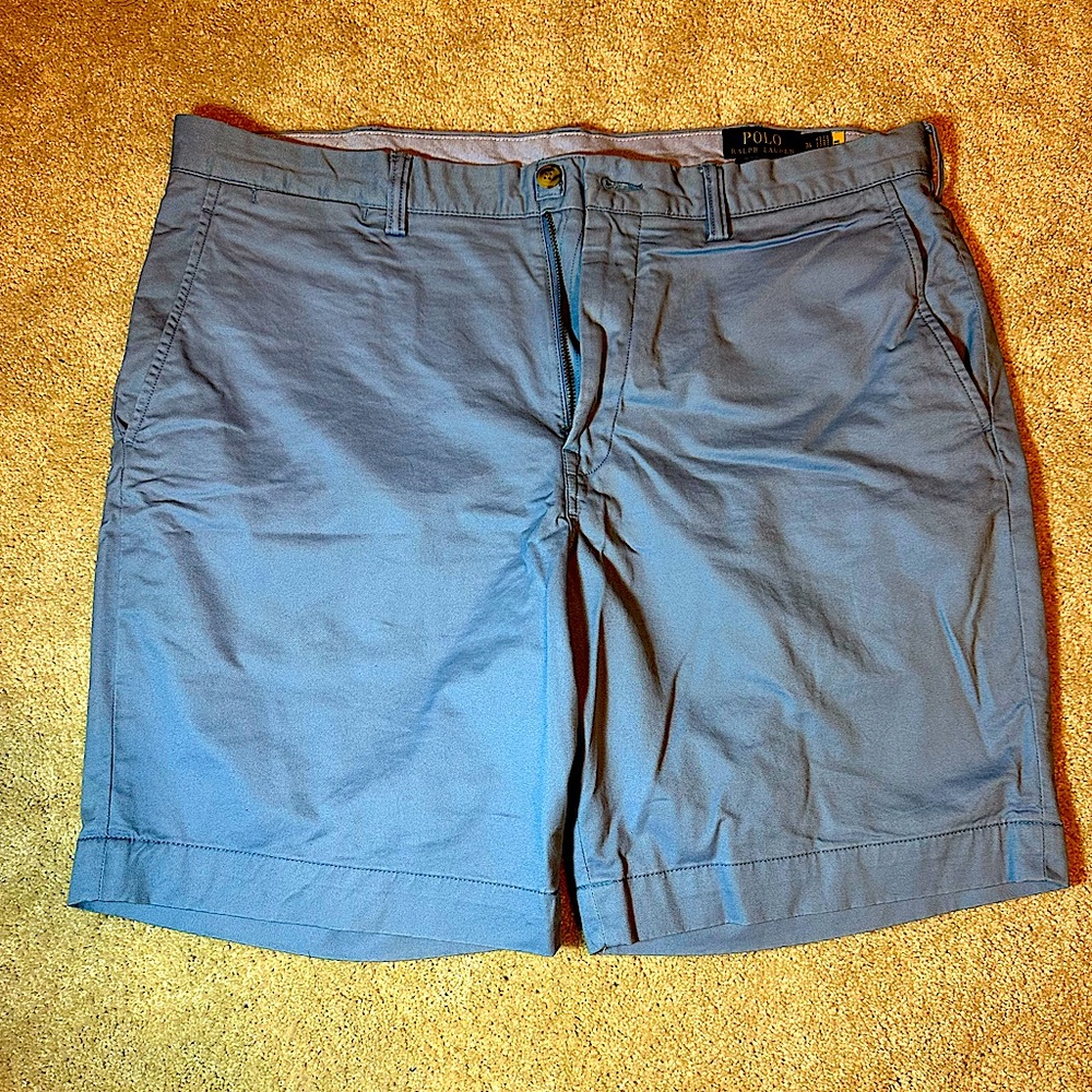 Like new Polo Ralph Lauren men’s blue shorts waist 36